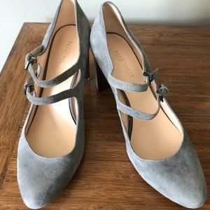 Nine West Academy Grey Suede Dress Pump